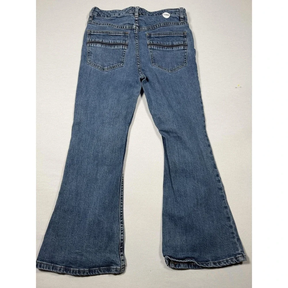 Free People Jeans Womens 27 Blue Flare Leg Medium Wash Denim Casual Pants
